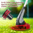 For AL-KO GTE 350 / GTE 450 / GTE 550 Lawn Trimmer 4 Line Spool + 1 Spool Cap Replacement Parts, 112966 - 5
