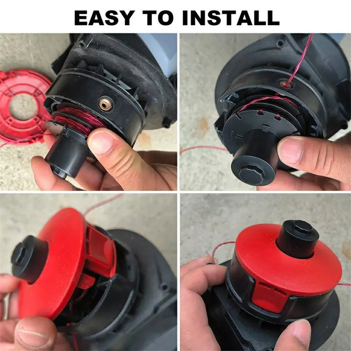 6Pcs Spool Cap for AL-KO GTE 350 / GTE 450 / GTE 550 Lawn Mower Spare Part, RS0010 - 2