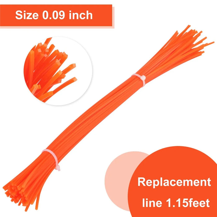 80Pcs for Worx WG430 Electric Leaf Shredder Replacement Trimming Lines, WA0050 - 6