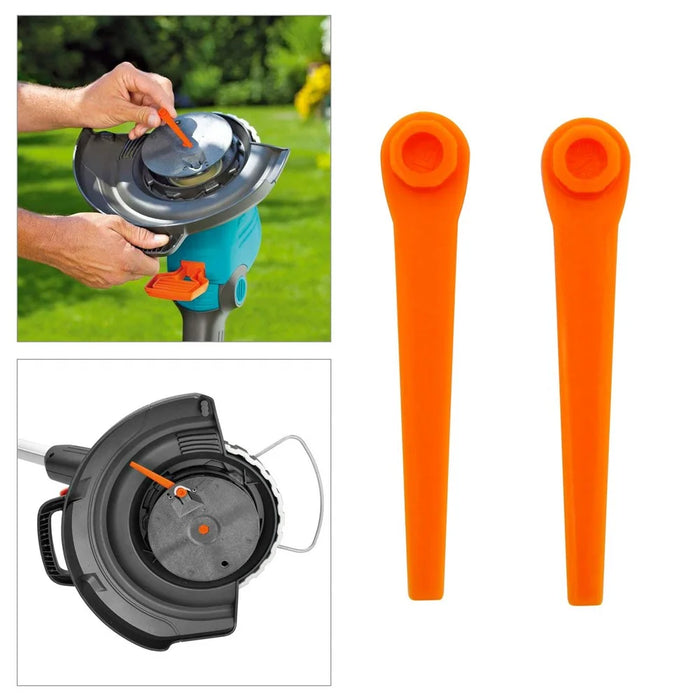 50Pcs for Gardena ABS Cutting Blades Lawn Mower Replacement Parts, 05368-20 - 3