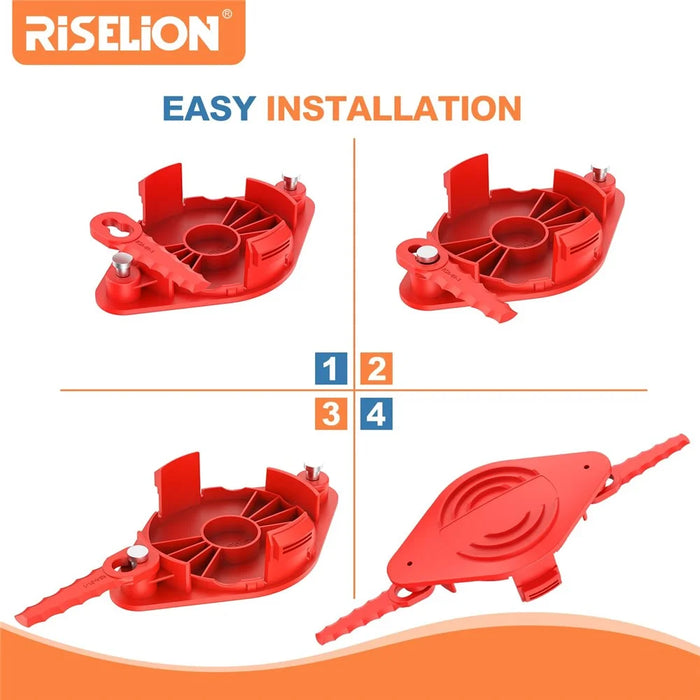 For Craftsman Trimmer 20PCS ABS Plastic Cutting Blades + 1PC Blade Disc (TLHGB-01) - 5