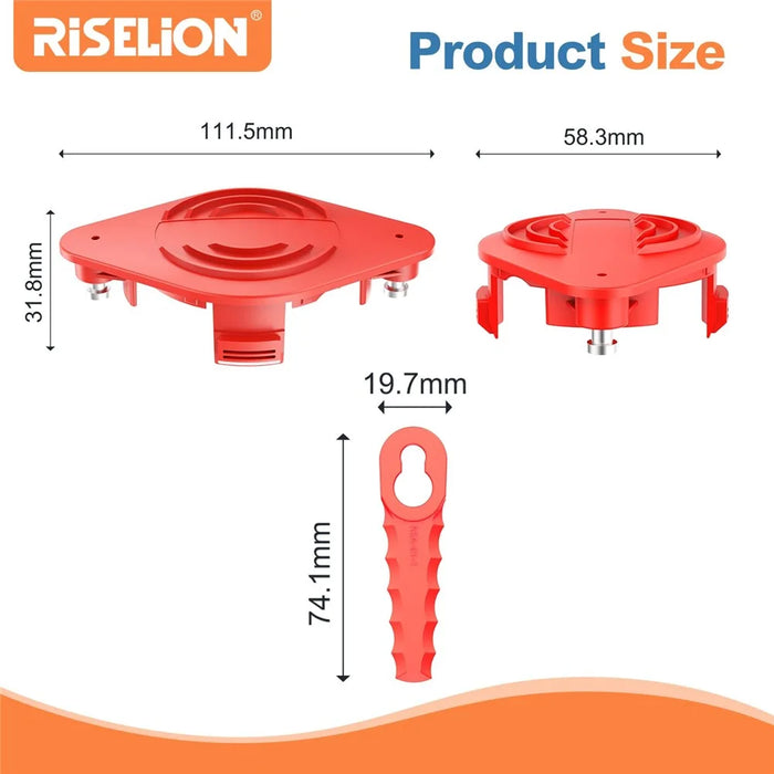 For Craftsman Trimmer 20PCS ABS Plastic Cutting Blades + 1PC Blade Disc (TLHGB-01) - 6