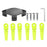 For Ryobi One+ Series Lawn Trimmer 6PCS Plastic Cutting Blades + 1PC Replacement Head (TLBR-01) - 1