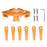 For Worx WG115 / WG116 / WG117 / WG118 6Pcs Plastic Cutting Blades + 1Pc Replacement Head (EVW-02) - 1