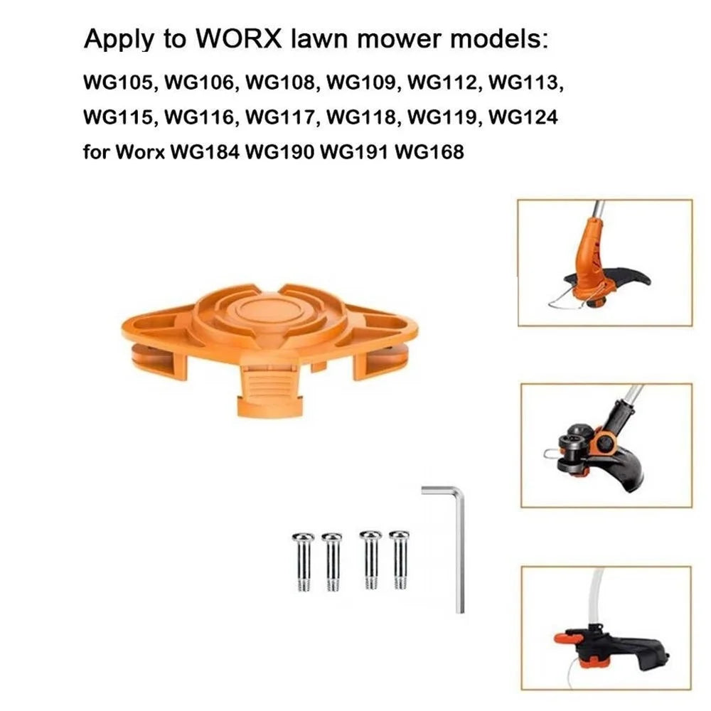 For Worx WG115 / WG116 / WG117 / WG118 Lawn Mower Replacement Cutter Head (EVW-02) - 3