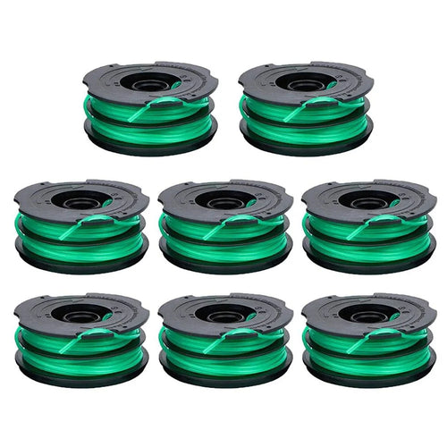 8Pcs Spool for Black & Decker GH1100 / GH1000 Type 4 / Type 3 / Type 2 / Type 1 Lawn Mower Part, DF-080-BKP - 1