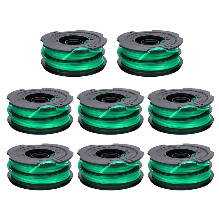8Pcs Spool for Black & Decker GH1100 / GH1000 Type 4 / Type 3 / Type 2 / Type 1 Lawn Mower Part, DF-080-BKP - 1