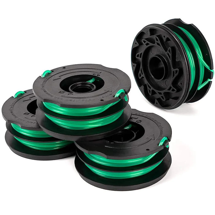 4Pcs Spool for Black & Decker GH1100 / GH1000 Type 4 / Type 3 / Type 2 / Type 1 Lawn Mower Part, DF-080-BKP - 1