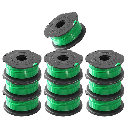 10Pcs Spool for Black & Decker GH3000 / GH3000R / LST540 / LST540B Lawn Mower Part, SF-080-BKP - 1