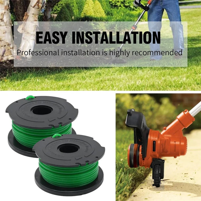 2Pcs Spool for Black & Decker GH3000 / GH3000R / LST540 / LST540B Lawn Mower Part, SF-080-BKP - 3