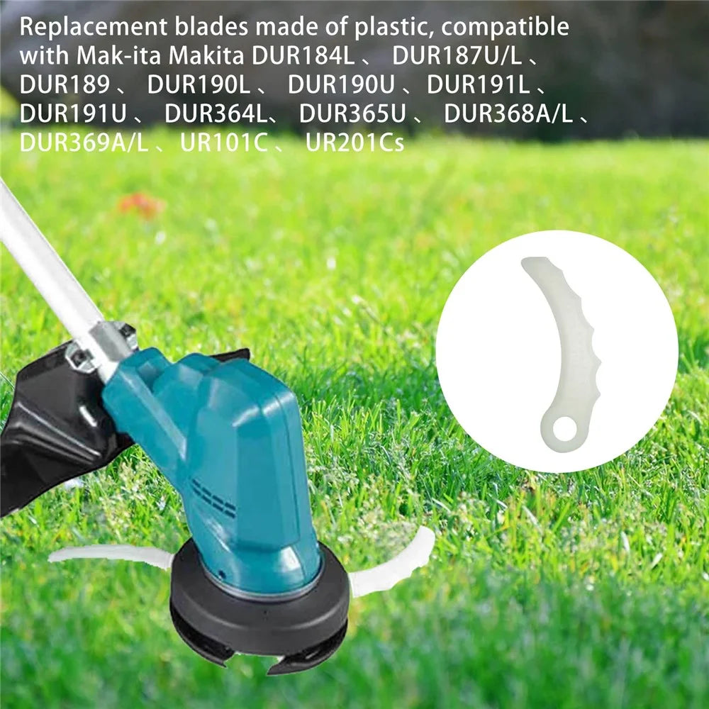 24Pcs Trimmer Plastic Blades for Makita DUR184L / DUR189 / DUR190L / DUR190L / DUR191L Replacement Parts - 2