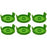 6Pcs Plastic Spool Cap for Greenworks 21272 / 21212 Lawn Mower Replacement Part, 3410468 - 1