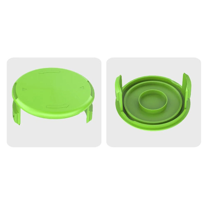 6Pcs Plastic Spool Cap for Greenworks 21272 / 21212 Lawn Mower Replacement Part, 3410468 - 2