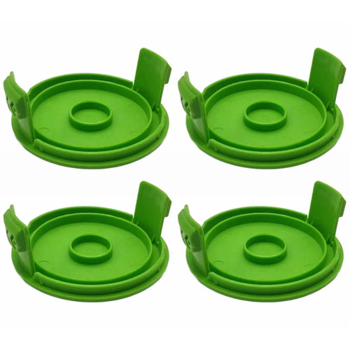 4Pcs Plastic Spool Cap for Greenworks 21272 / 21212 Lawn Mower Replacement Part, 3410468 - 1