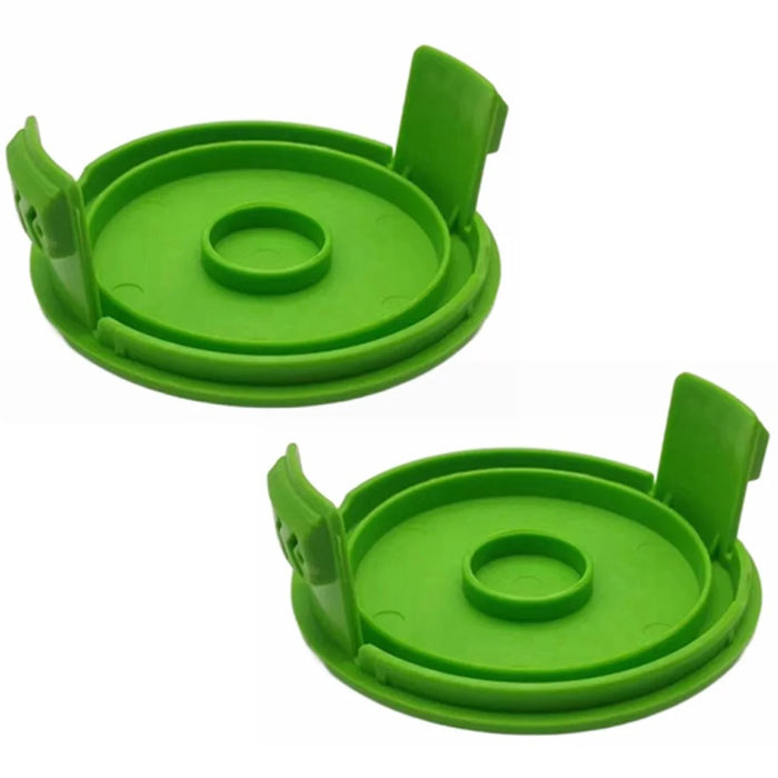 2Pcs Plastic Spool Cap for Greenworks 21272 / 21212 Lawn Mower Replacement Part, 3410468 - 1