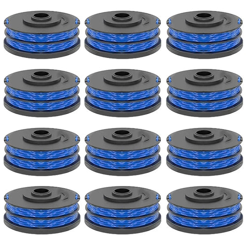 12Pcs RAC123 Lawn Mower Line Spool for Ryobi RLT6030 / RLT5127 / RLT5027 / RLT4125 / RLT4027 Grass Trimmer Replacement Part, 5132002671 - 1