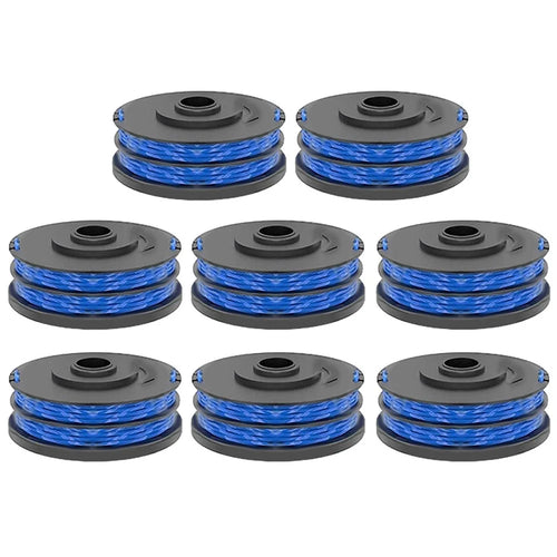 8Pcs RAC123 Lawn Mower Line Spool for Ryobi RLT6030 / RLT5127 / RLT5027 / RLT4125 / RLT4027 Grass Trimmer Replacement Part, 5132002671 - 1