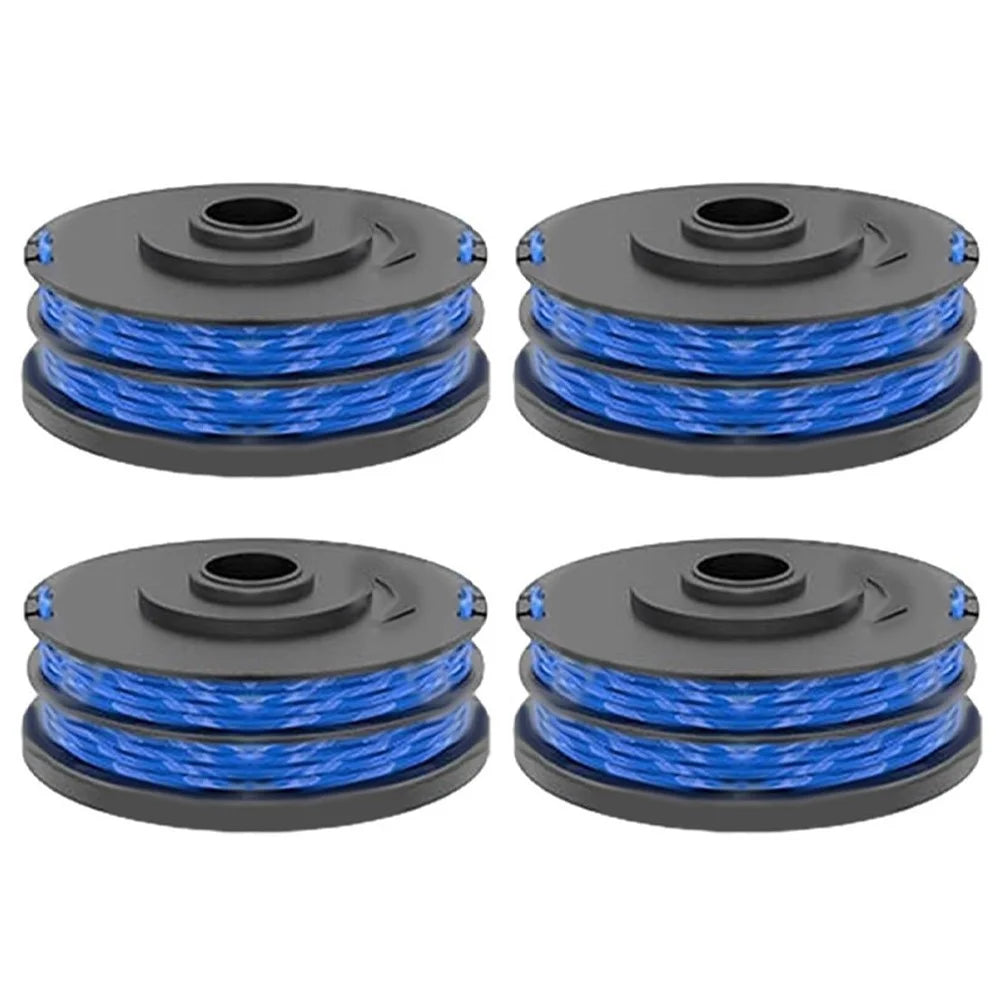 4Pcs RAC123 Lawn Mower Line Spool for Ryobi RLT6030 / RLT5127 / RLT5027 / RLT4125 / RLT4027 Grass Trimmer Replacement Part, 5132002671 - 1