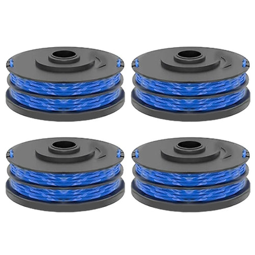 4Pcs RAC123 Lawn Mower Line Spool for Ryobi RLT6030 / RLT5127 / RLT5027 / RLT4125 / RLT4027 Grass Trimmer Replacement Part, 5132002671 - 1
