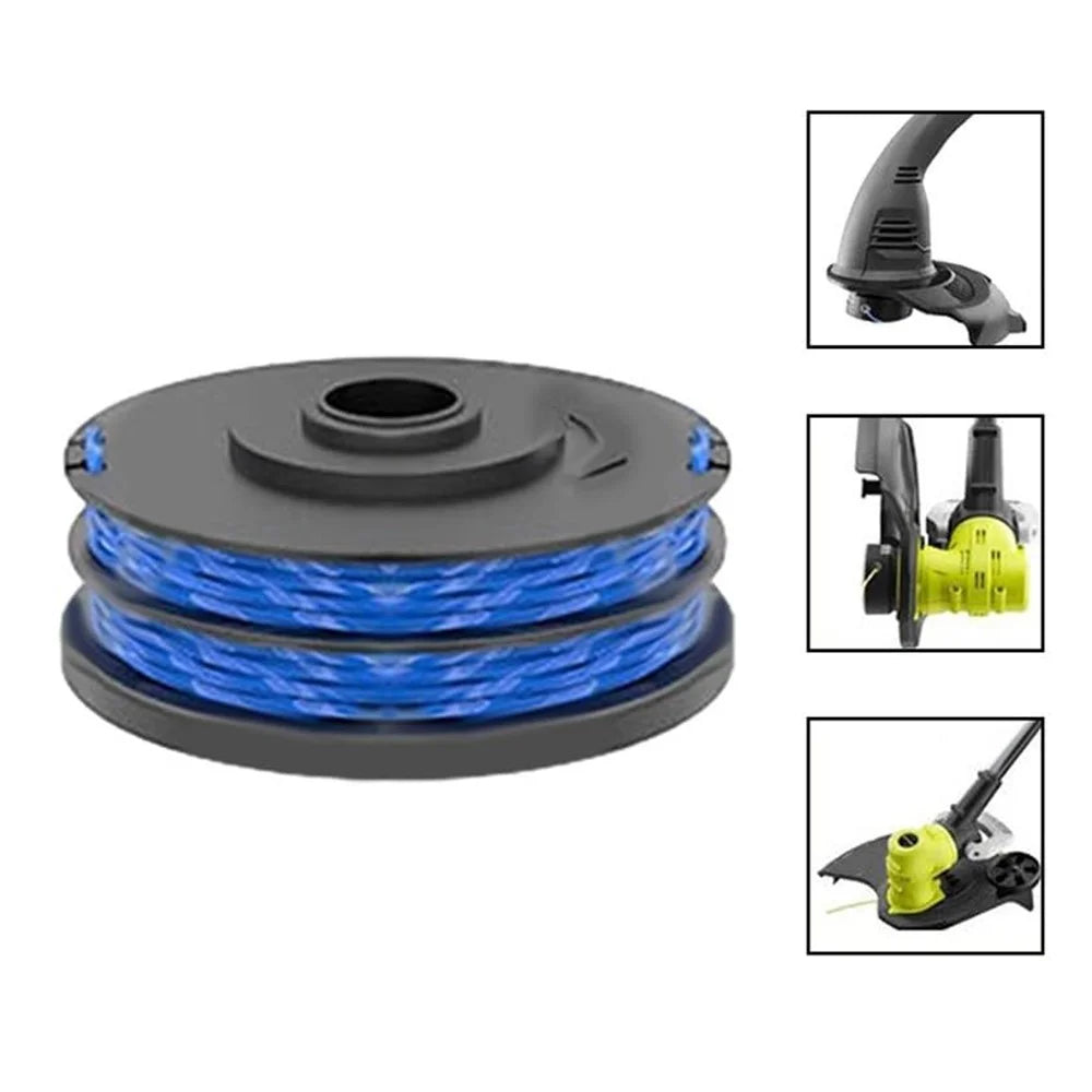 3Pcs RAC123 Lawn Mower Line Spool for Ryobi RLT6030 / RLT5127 / RLT5027 / RLT4125 / RLT4027 Grass Trimmer Replacement Part, 5132002671 - 4