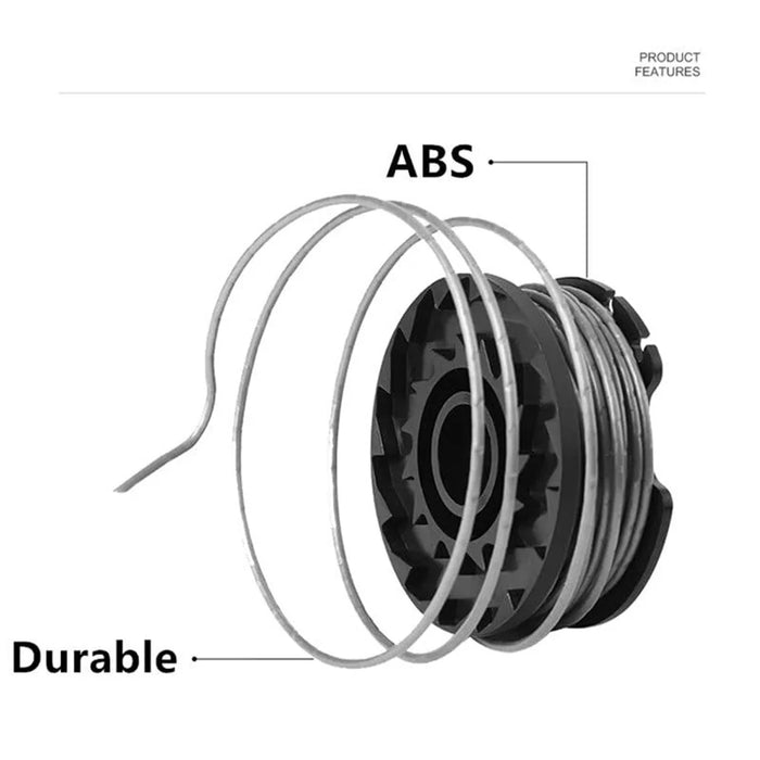 F016F04557 For BOSCH ART 23 SL Trimmer 4.9m Nylon Spool Line + Spool Cover Replacement - 5