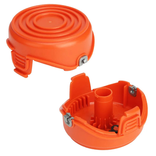 2Pcs Spool Cap for Black & Decker GH750  /  GH710  /  GH700 Lawn Mower, DF-065-BKP / RC-065-P&90517175 - 1