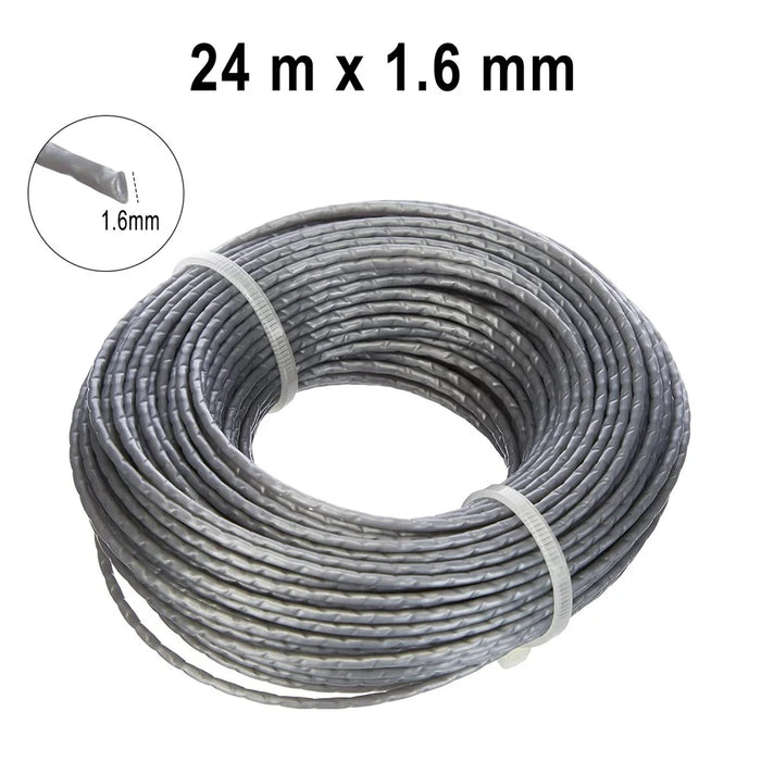 F016800462 1 Roll 1.6mmx24m Nylon Line for BOSCH Grass Strimmer String Line Replacement - 6