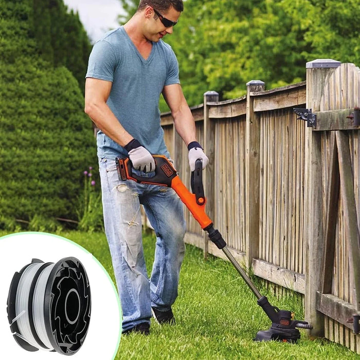 12Pcs For Black & Decker GH750  /  GH710  /  GH700 Line Spools Lawn Mower Line Reels, DF-065-BKP - 6