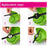50Pcs For Weed Eater Lawn Mower Head Blades Grass Trimmer Replacement Plastic Cutter Blades - Red - 3