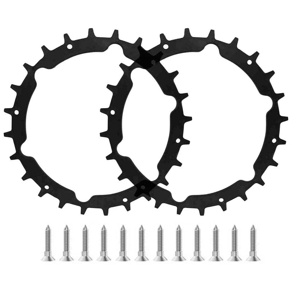 For Gardena Life 1000 / 600 / 500 Smart / 400 / 300 Lawn Mower 2 RSWG-01 Spikes + 14 Self-Tapping Screws - 1