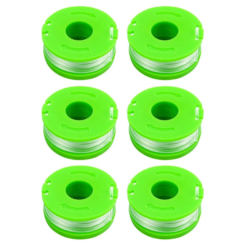 6PCS RS90121 Nylon Line Spools for Earthwise CST00012 / LST10012 / CST12010 Lawn Trimmer Wire Reels - 1