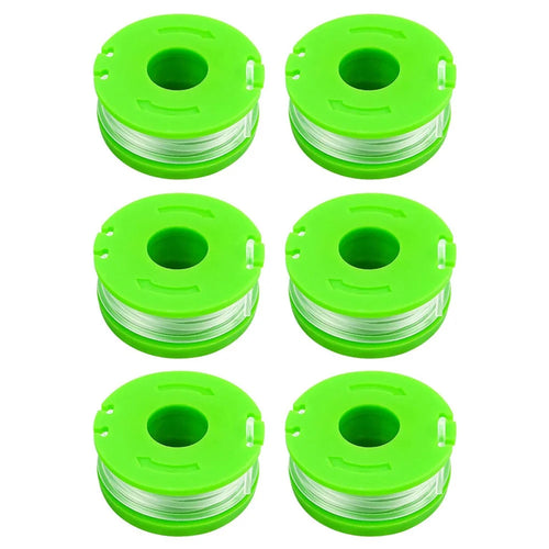 6PCS RS90121 Nylon Line Spools for Earthwise CST00012 / LST10012 / CST12010 Lawn Trimmer Wire Reels - 1