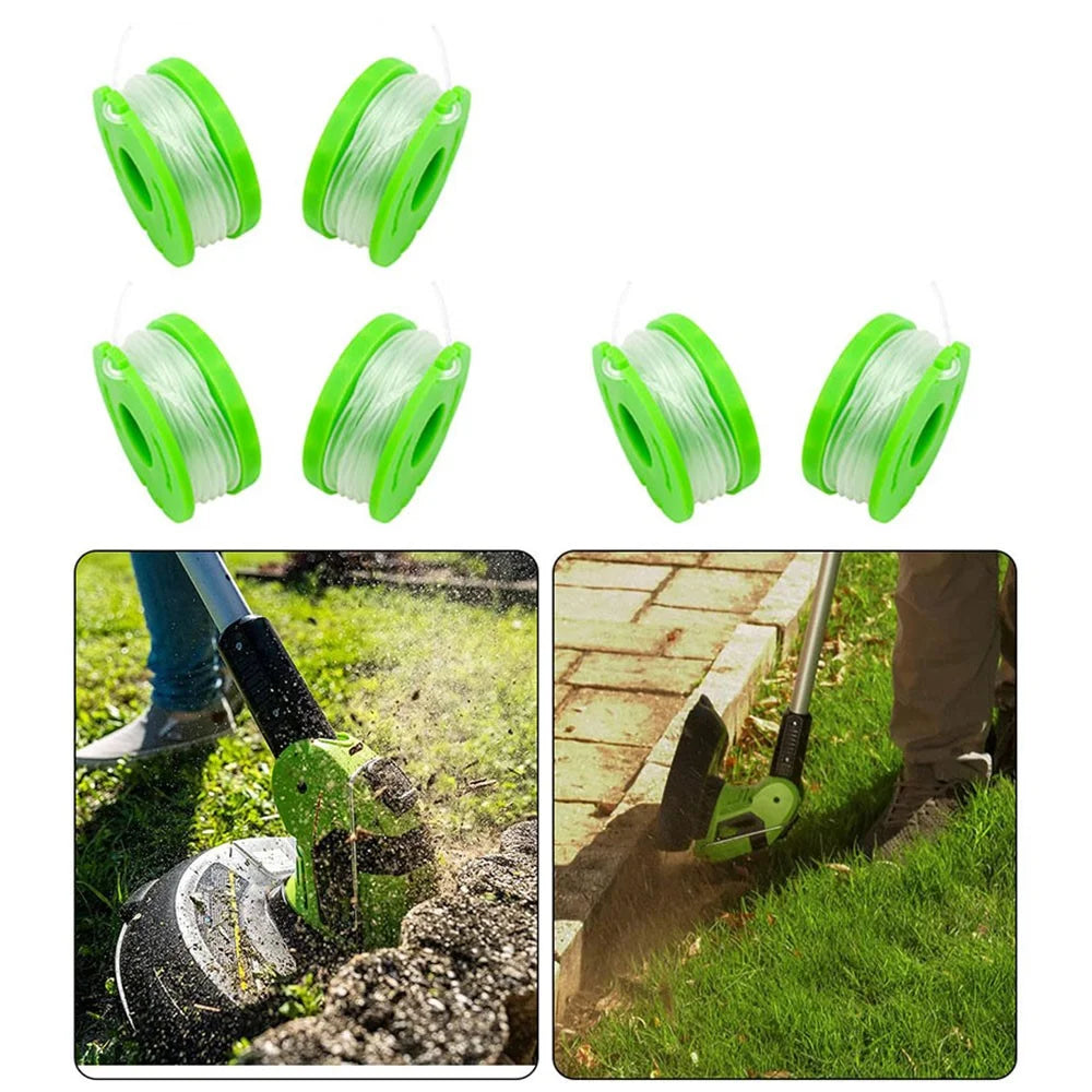 6PCS RS90121 Nylon Line Spools for Earthwise CST00012 / LST10012 / CST12010 Lawn Trimmer Wire Reels - 5