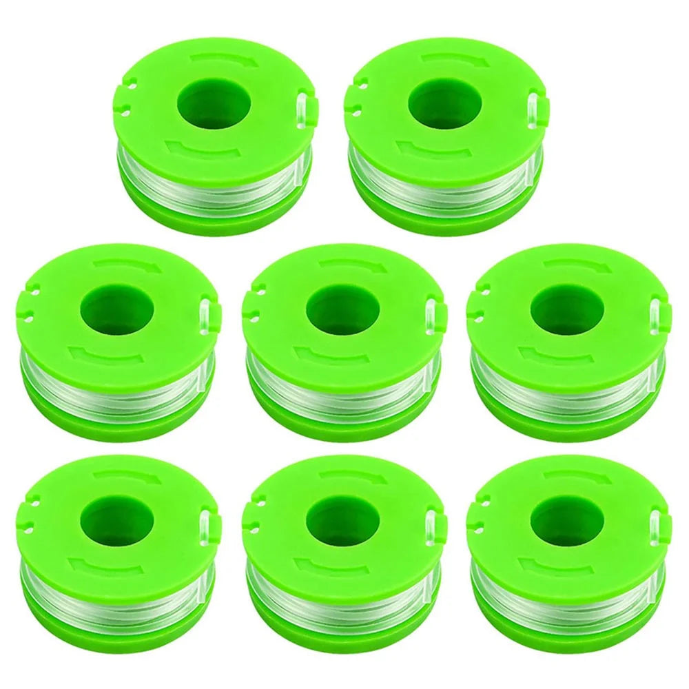 8PCS RS90121 Nylon Line Spools for Earthwise CST00012 / LST10012 / CST12010 Lawn Trimmer Wire Reels - 1