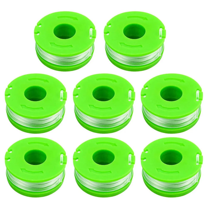 8PCS RS90121 Nylon Line Spools for Earthwise CST00012 / LST10012 / CST12010 Lawn Trimmer Wire Reels - 1