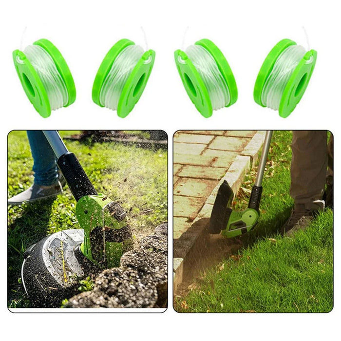 4PCS RS90121 Nylon Line Spools for Earthwise CST00012 / LST10012 / CST12010 Lawn Trimmer Wire Reels - 5