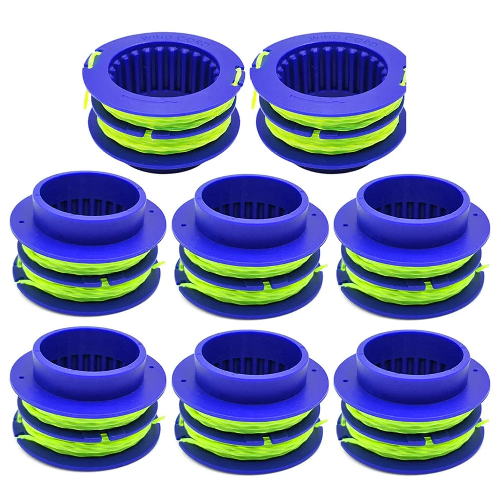 8PCS TLEG-01 ABS Spools for Kobalt KST 1124B-03 / KLS 124-03 24V Lawn Trimmer Nylon Wire Trimming Head - 1