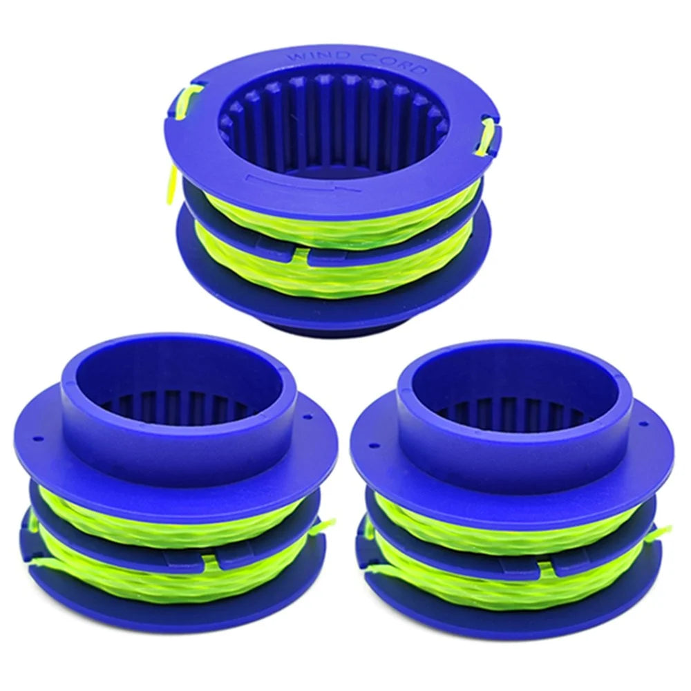 3PCS TLEG-01 ABS Spools for Kobalt KST 1124B-03 / KLS 124-03 24V Lawn Trimmer Nylon Wire Trimming Head - 1