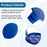 8PCS Plastic Spool Cap for Kobalt KST 120X-06 / 120X 40V Lawn Mower Replacement Part, TLK-01-1 - 2