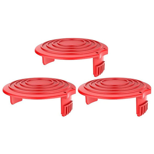 3PCS RS0011 Spool Caps for Black & Decker Lawn Mower Replacement Part - 1