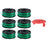 For Black & Decker Lawn Mower 6 DF-080-BKP Nylon Wire Spools + 1 RS0011 Spool Cap - 1