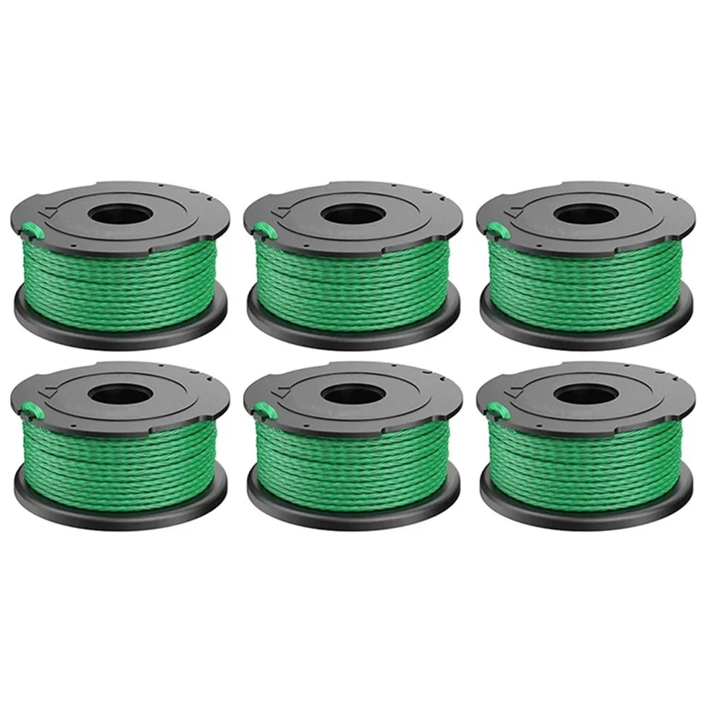 6PCS A6486 ABS Spool for Black & Decker Lawn Mower Nylon Wire Trimming Head - 1