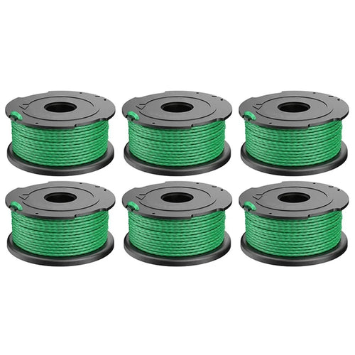 6PCS A6486 ABS Spool for Black & Decker Lawn Mower Nylon Wire Trimming Head - 1