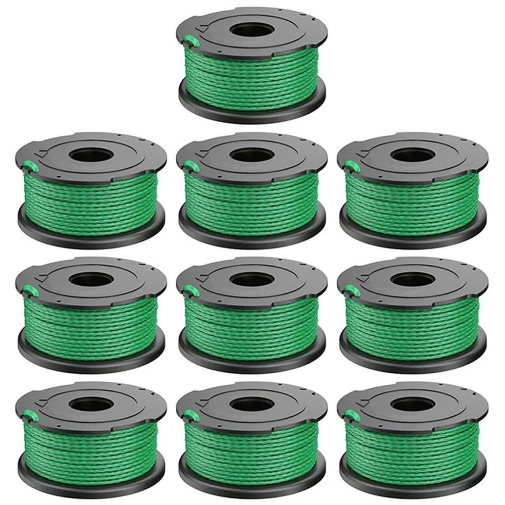 10PCS A6486 ABS Spool for Black & Decker Lawn Mower Nylon Wire Trimming Head - 1