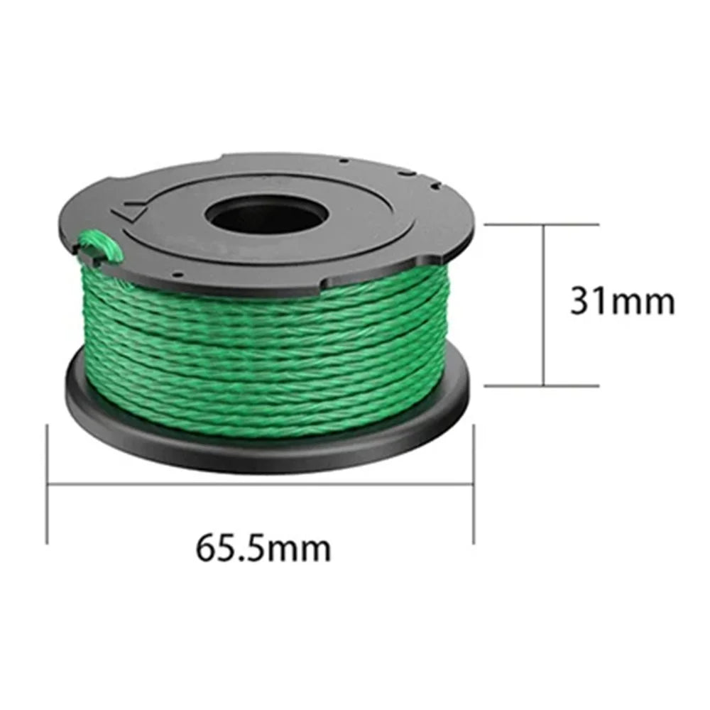 3PCS A6486 ABS Spool for Black & Decker Lawn Mower Nylon Wire Trimming Head - 6