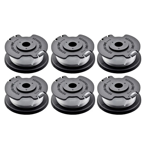 6PCS TLE-03 Spool for Einhell GE-CT 18 / 28 Li TC / GE-CT 18 / 28 Li Lawn Mower Nylon Trimming Wire Reel - 1