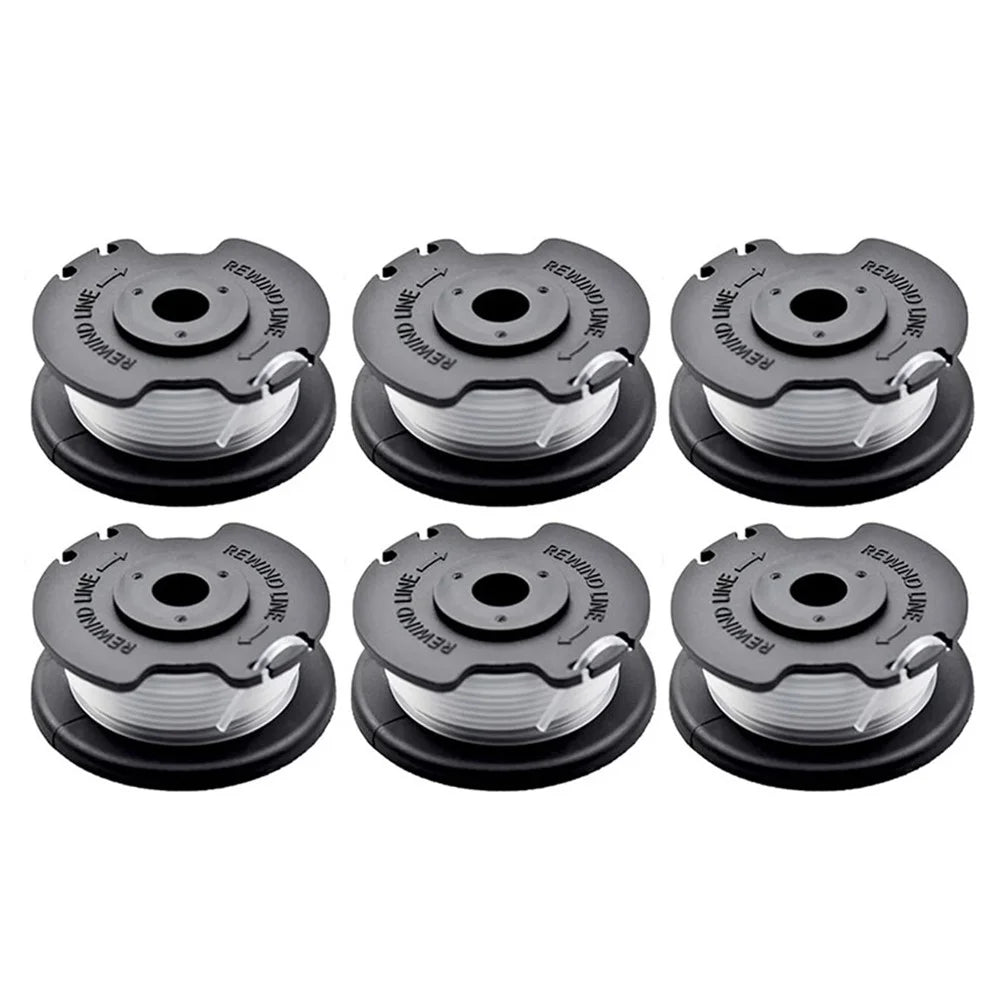 6PCS TLE-03 Spool for Einhell GE-CT 18 / 28 Li TC / GE-CT 18 / 28 Li Lawn Mower Nylon Trimming Wire Reel - 1