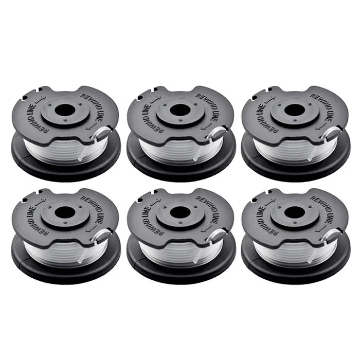 6PCS TLE-03 Spool for Einhell GE-CT 18 / 28 Li TC / GE-CT 18 / 28 Li Lawn Mower Nylon Trimming Wire Reel - 1