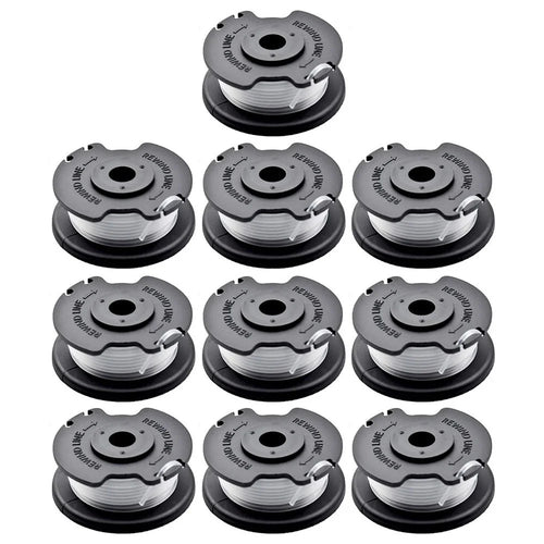10PCS TLE-03 Spool for Einhell GE-CT 18 / 28 Li TC / GE-CT 18 / 28 Li Lawn Mower Nylon Trimming Wire Reel - 1