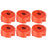 6Pcs Spool Cap for Bosch ART 3000 Combitrim / 2300 Combitrim / 30 Combitrim Lawn Mower Replacement Part, F016L71115 - 1